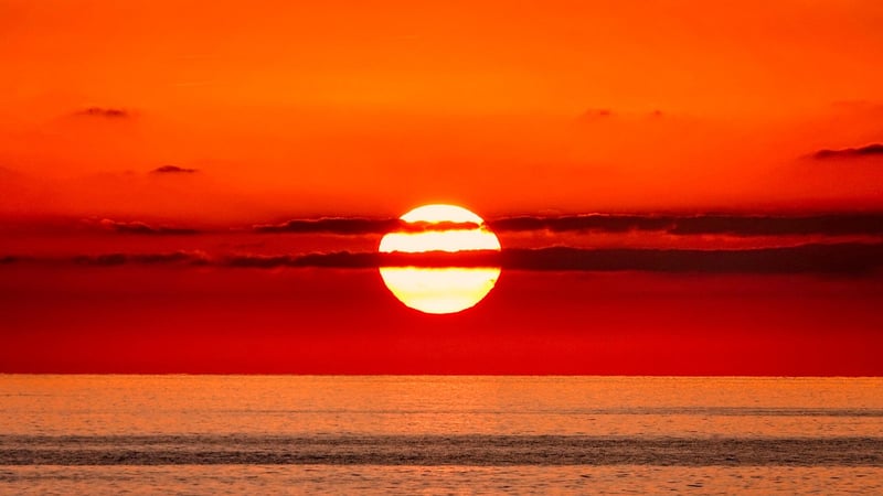 Colorful Sunset Landscape